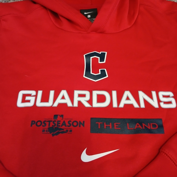 Nike Cleveland Guardians MLB Pullover Hoodie Girls Size Large (14/16) - Picture 3 of 6